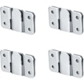 Miniatyrbillede 1 af 5: 4 stk. forsænket beslag, sengegavl vægbeslag vægbeslag Z-lås klips krog hardware til at forbinde møbler, hængende spejlrammer