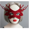 Miniatyrbilde 1 av 4: Maske for kvinner til karneval, dansefest, halvmaske H