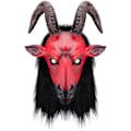 Miniatyrbillede 1 af 5: 2 stk. Antilope Maske Latex Horror Maske - Mardi Gras - Karneval