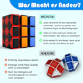 Miniatyrbild 4 av 5: Festsäckpåfyllnad för barn - 12-pack 24-block magisk orm kub, Va