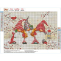 Miniatyrbild 2 av 5: （30）2 stycken DIY Diamond Painting  Jul Kit, 5D Jul Broderi