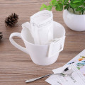 Miniatyrbillede 3 af 5: 50 stk. kaffefilterposer, engangs kaffefiltre i hvidt papir