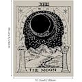 Pikkukuva 4 / 5: 1 kpl K/B Tarot/Astrologia-kortti seinävaate itämaiseen P