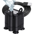 Miniatyrbilde 1 av 5: Nedsenkbar vannpumpe, 180L/H USB akvariumpumpe justerbar ultra