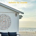 Pikkukuva 2 / 5: Ulkoseinävalaisin, soikea painevaletusta alumiinista valmistettu seinävalaisin, merellinen M