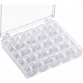 Miniatyrbillede 1 af 5: (25 stk. Transparent) Symaskine Spoler, Symaskine Spole
