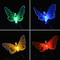 Miniatyrbillede 5 af 5: Solcelledrevne LED-sommerfuglelyskæder, flerfarvede, vandtætte