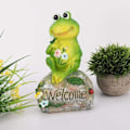 Miniatyrbillede 1 af 5: Harpiks Frøer Statue Udendørs Indendørs Hjem Have Pool Yard Plæne Anim