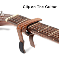 Miniatyrbillede 2 af 5: Capo 2-pak One-Handed Quick Change Aluminiumlegering Capo til Ukule