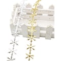 Miniatyrbillede 4 af 5: 2 ruller juleblondebånd trykt God jul satinbånd