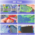 Miniatyrbillede 5 af 5: 30x40cm Jule Diamantmaleri DIY 5D Diamantmaleri Kit, D