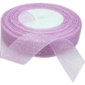 Miniatyrbillede 1 af 3: 1 stk. skinnende dekorativ organdy organza bånd - 20mmx45meter - Orkide