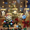 Miniatyrbillede 1 af 5: LED julelys indendørs vindues juledekoration indendørs Li