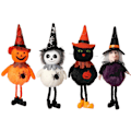 Miniatyrbilde 1 av 5: 4 Halloween Bar Dekorasjon Gresskar Heks Dukke Anheng Halloween P