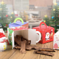 Miniatyrbillede 5 af 5: 15 stk. Julegaveæsker i pap - Julegodter Favor Candy Box