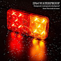 Miniatyrbilde 5 av 5: 2 stk LED-baklys Multifunksjonell LED-tilhengerlys 12V Vanntet
