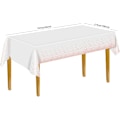 Miniatyrbilde 4 av 5: 2 stk. Gull Polka Dot Duk, Fest Duker, 137x274 cm Rec