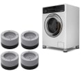 Miniatyrbild 3 av 3: 4 st vibrationsdämpare för tvättmaskin/torktumlare - Grå