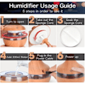 Miniatyrbillede 3 af 4: Luftfugter Luftdiffuser Aromaterapi 300ml Lysebrun