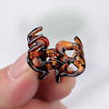 Miniatyrbillede 3 af 5: 36 stk. Leopard frisure plast hårklemmer, hårnål, klo klip P