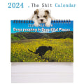 Miniatyrbilde 4 av 5: 2024-kalender, 21 * 21 * 1 cm hundeavføringkalender