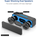 Miniatyrbild 2 av 5: Bluetooth-högtalare, bärbar Bluetooth 5.0-högtalare med 3D Hi-Fi S