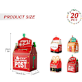 Miniatyrbild 2 av 5: 40-pack julklappsaskar i kraftpapper - julklappsaskar i form av godis