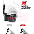 Miniatyrbilde 3 av 5: Oppladbar hodelykt, Super Lumen 18000, 8 LED-lysmoduser, P