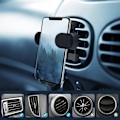 Miniatyrbillede 4 af 5: 3 i 1 Biltelefonholder Universal Justerbar Sugeskop Smartpho