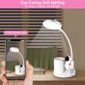 Miniatyrbilde 4 av 5: (Hvit) Barne skrivebordslampe oppladbar med projeksjon, dimbar LED