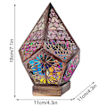 Miniatyrbilde 4 av 5: Bohemian Mosaic Starry Sky Floor Projections Lamp Table Lamp Beds