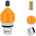 Miniatyrbillede 3 af 5: Sort ventiladapter, kajakpumpe adapter oppustelig dyse kompressor