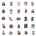 Miniatyrbillede 4 af 5: 50 stk. Ghost Killing Blade Q Edition Cartoon Personlige G