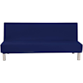 Miniatyrbillede 1 af 5: Marineblå armløs sofaovertræk, elastisk seng, futon skydeskærm,
