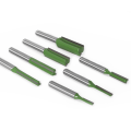 Miniatyrbillede 5 af 5: 7 stk. 6mm skaft lige fræserbit, enkelt/dobbelt fløjte fræserbit