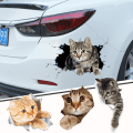 Miniatyrbilde 3 av 5: 3D-kattklistremer Søte kattdekorative klistremer Kattklistremer Dyretema D