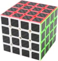 Puzzle Cube 4x4x4 Uusi Cubo Ultra Nopea Hiilikuitu Tarra