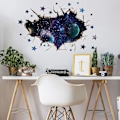 Pikkukuva 2 / 5: 3D Galaxy Blue Cosmic Milky Way -seinätarrat, simulaatiohalkeama H