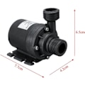 Miniatyrbillede 4 af 5: DC børsteløs motor varmt vand cirkulation vandpumpe 50cm DC 24V 5