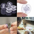 Miniatyrbillede 2 af 5: (25 stk. Transparent) Symaskine Spoler, Symaskine Spole