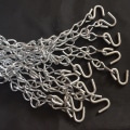 Miniatyrbillede 2 af 2: Metal kæde basketball net cirkel, net, rustfrit stål mesh, 13\"