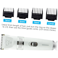Miniatyrbild 2 av 5: 1 set husdjurstillbehör husdjurshårklippare USB-laddning husdjurshårstrimmer