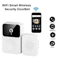 Miniatyrbillede 5 af 5: Trådløs dørklokke kamera WiFi udendørs genopladelig dørklokke nat
