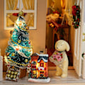 Miniatyrbild 5 av 5: Julby med lampor, LED-juldekoration, juldekoration