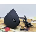 Miniatyrbillede 2 af 5: Sort, sort Bluetooth ergonomisk mus, 6400 DPI lodret mus, 6