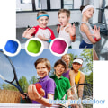 Miniatyrbillede 3 af 5: 5 stk. reaktionsbolde af gummi til smidighed og refleks