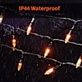 Pikkukuva 4 / 5: Oranssit ulkovalot, 66 jalkaa 200 LED-jouluvaloa 8 Li