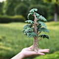Miniatyrbillede 3 af 5: 1 stk. Størrelse S Model Træer Cypress Miniature Kunstigt Træ Falsk Pl