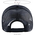 Miniatyrbillede 2 af 5: Unisex Animal Mesh Trucker Hat Square Patch Baseball Caps