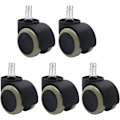 Miniatyrbilde 1 av 4: 5-pak Universal Kontorstol Erstatningshjul 2\" 11mm Standard